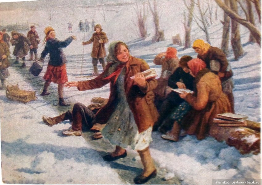 Советское детство в открытках 60-х