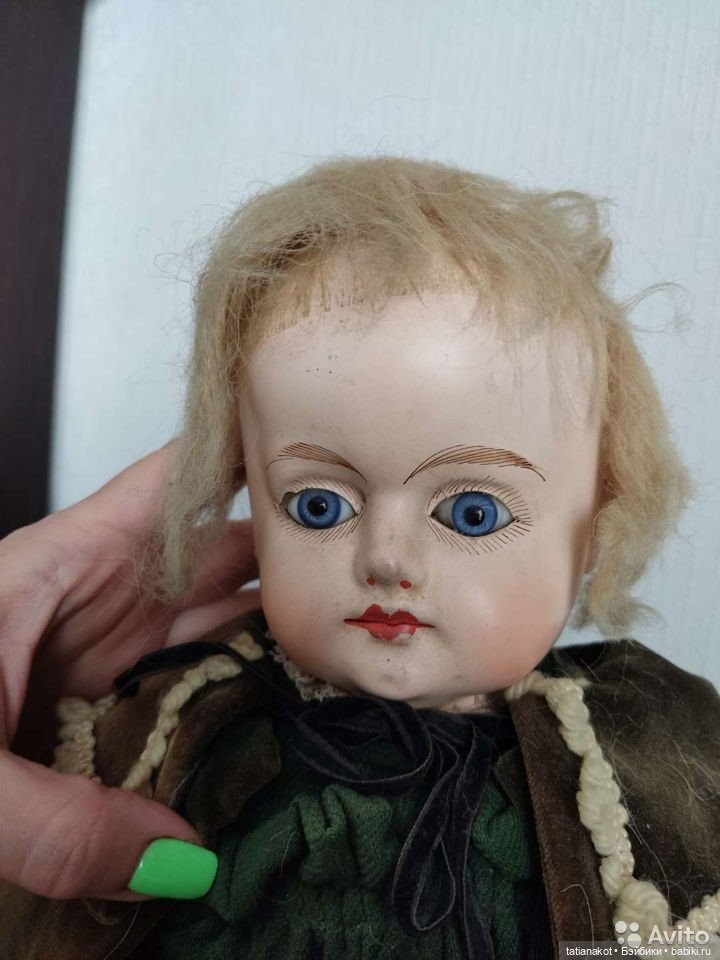 Роспись лица текстильной куклы