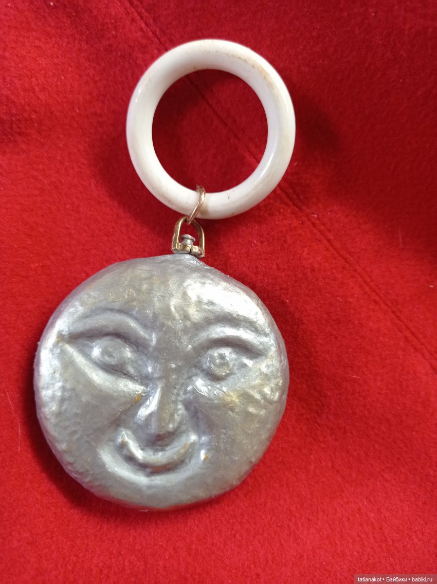 Серебряная погремушка для Алекса