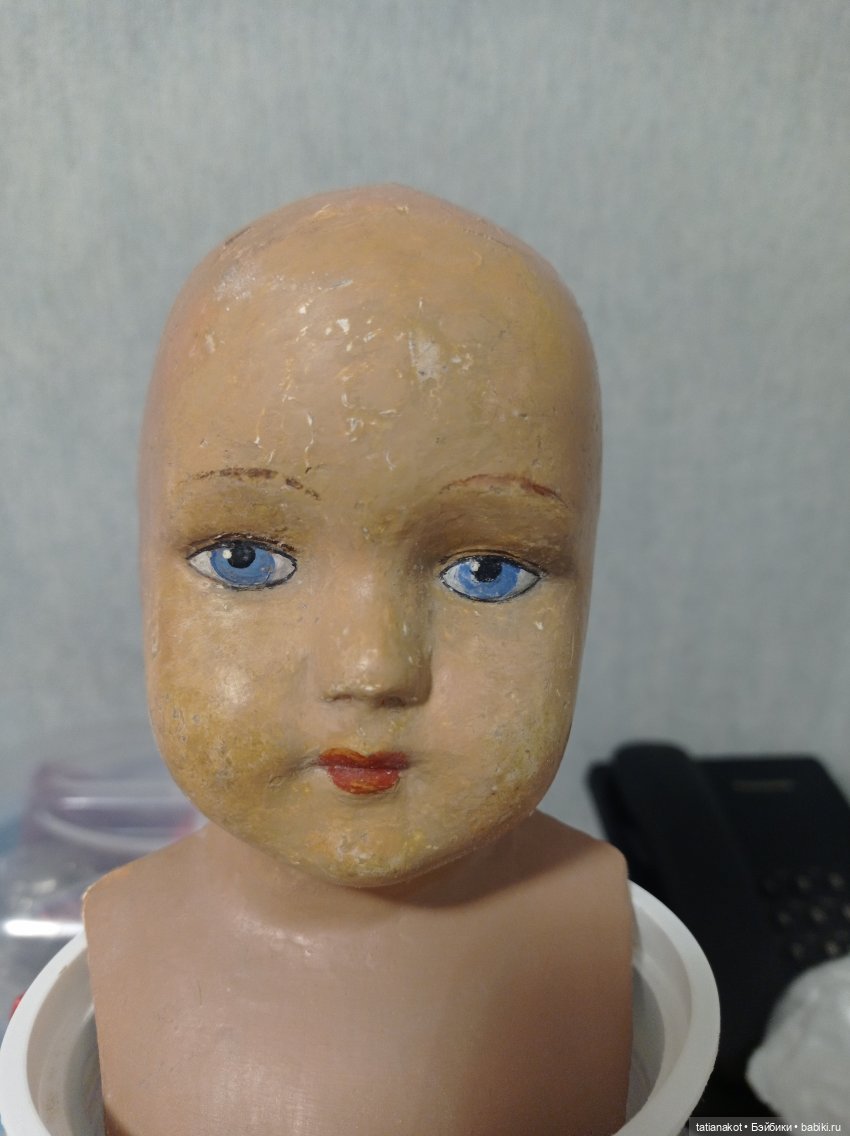 Одна голова. Все сначала — Реставрация и преображение кукол: ремонт (фото 7)