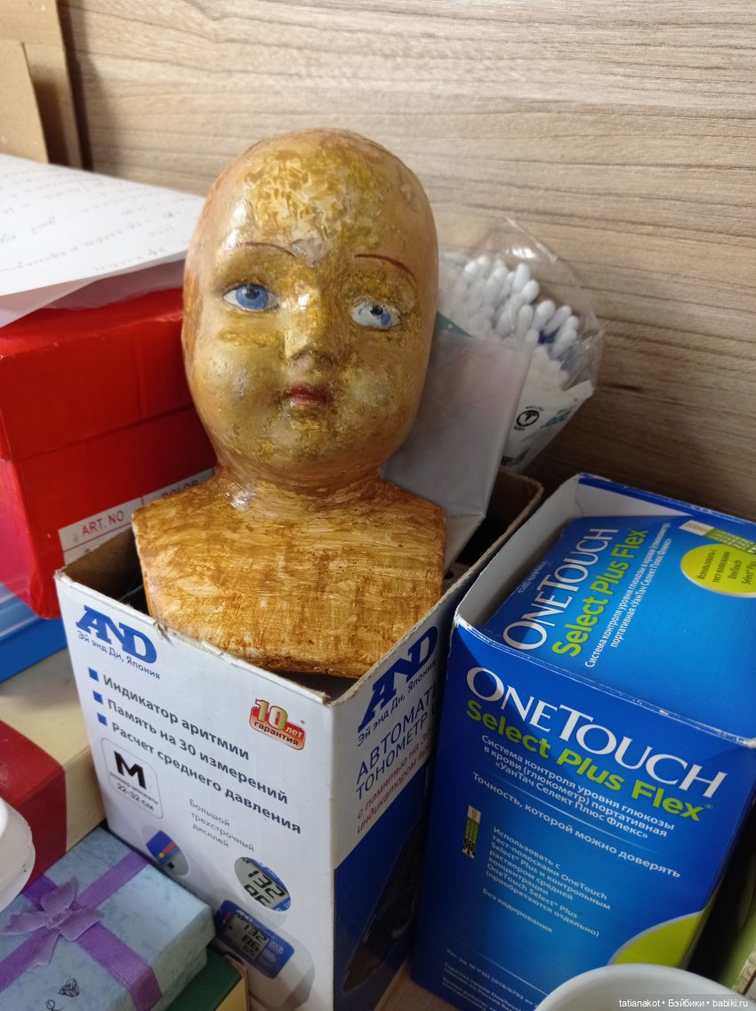 Одна голова. Все сначала — Реставрация и преображение кукол: ремонт (фото 6)