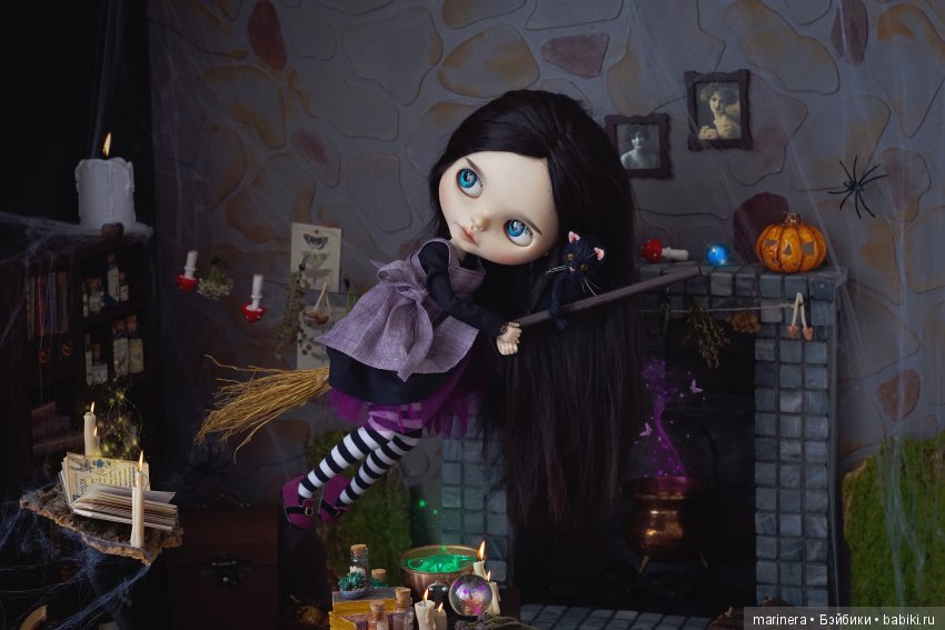 Про ведьмочку — Куклы Blythe (Блайз) ООАК: кастом