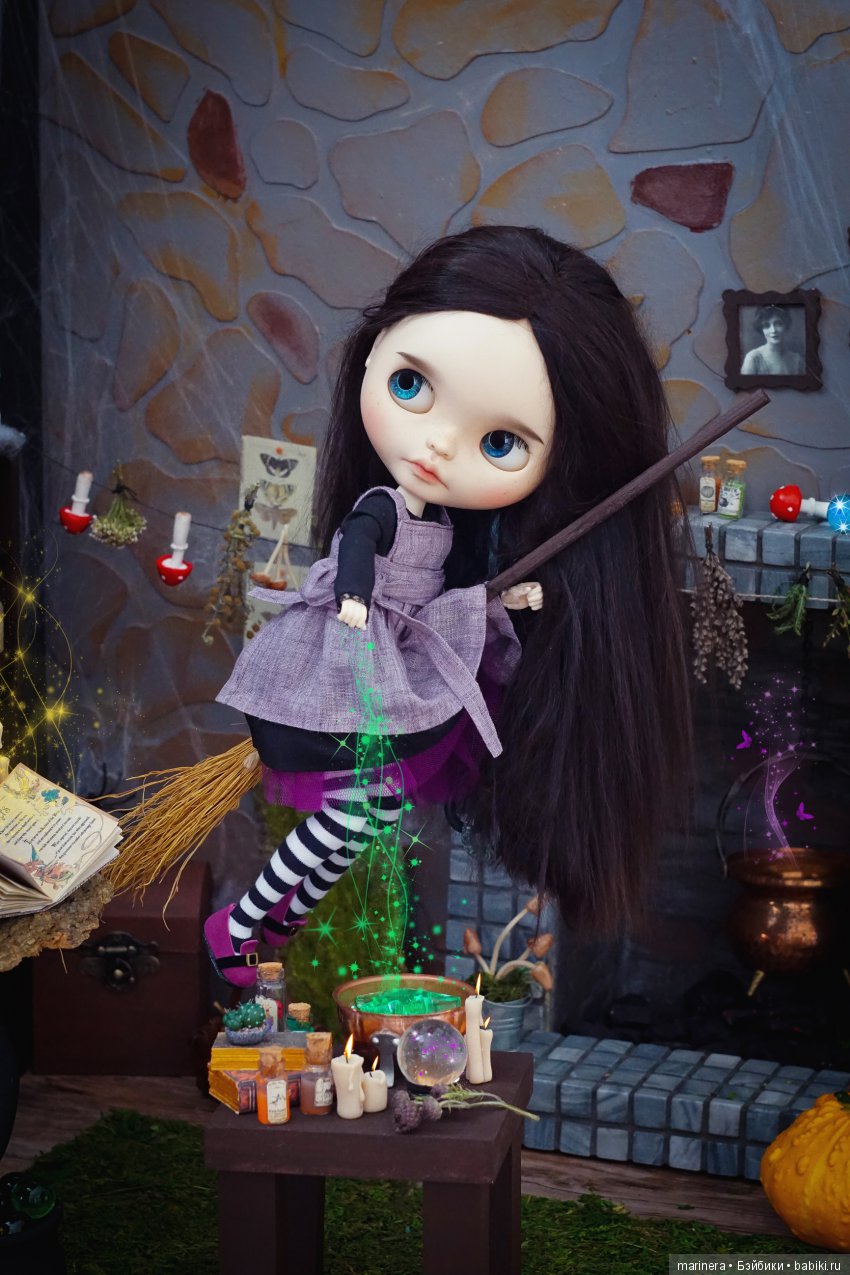 Про ведьмочку — Куклы Blythe (Блайз) ООАК: кастом