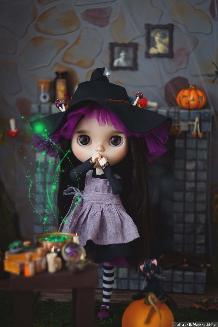 Про ведьмочку — Куклы Blythe (Блайз) ООАК: кастом (фото 5)