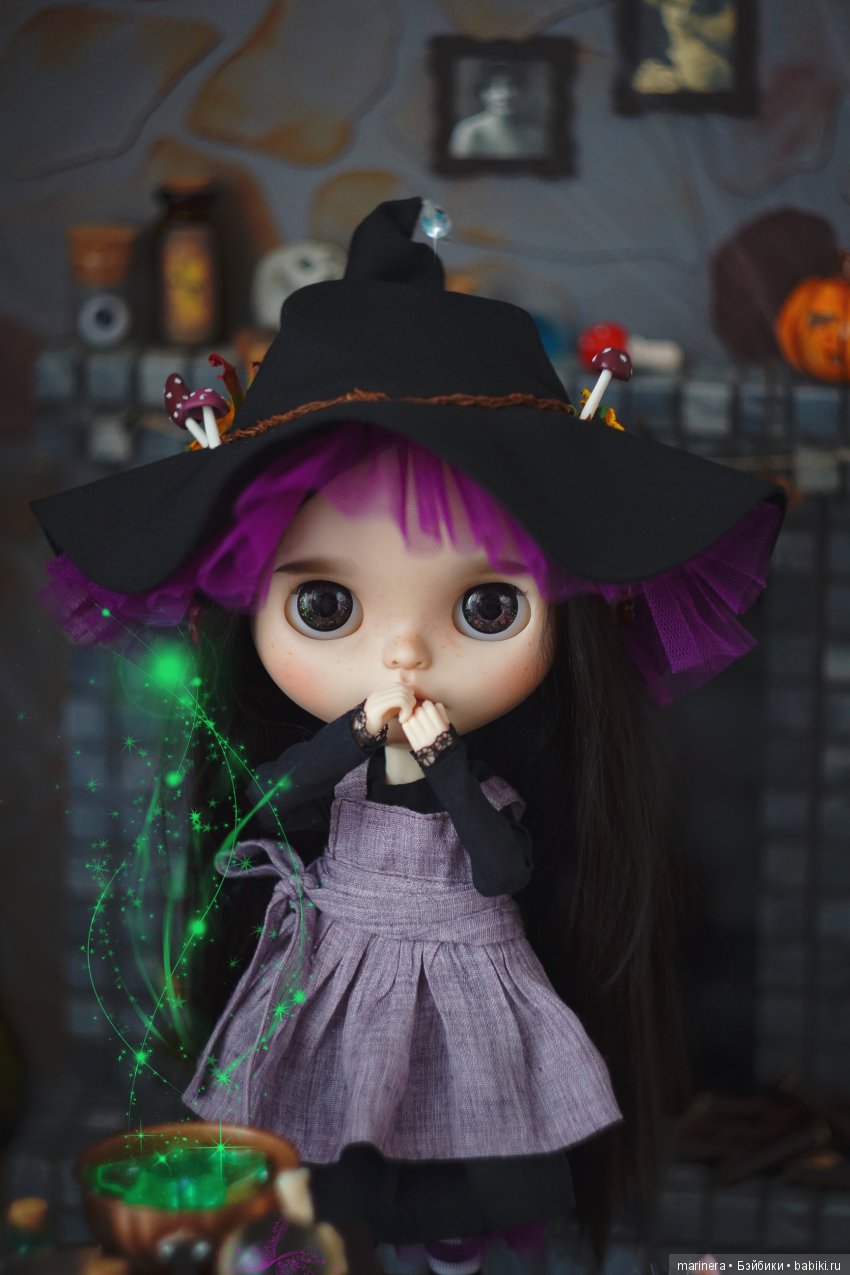 Про ведьмочку — Куклы Blythe (Блайз) ООАК: кастом (фото 6)