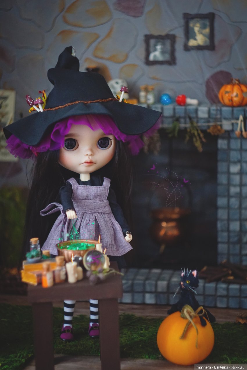 Про ведьмочку — Куклы Blythe (Блайз) ООАК: кастом (фото 4)