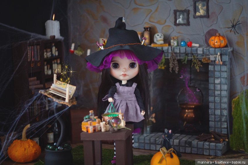 Про ведьмочку — Куклы Blythe (Блайз) ООАК: кастом (фото 3)