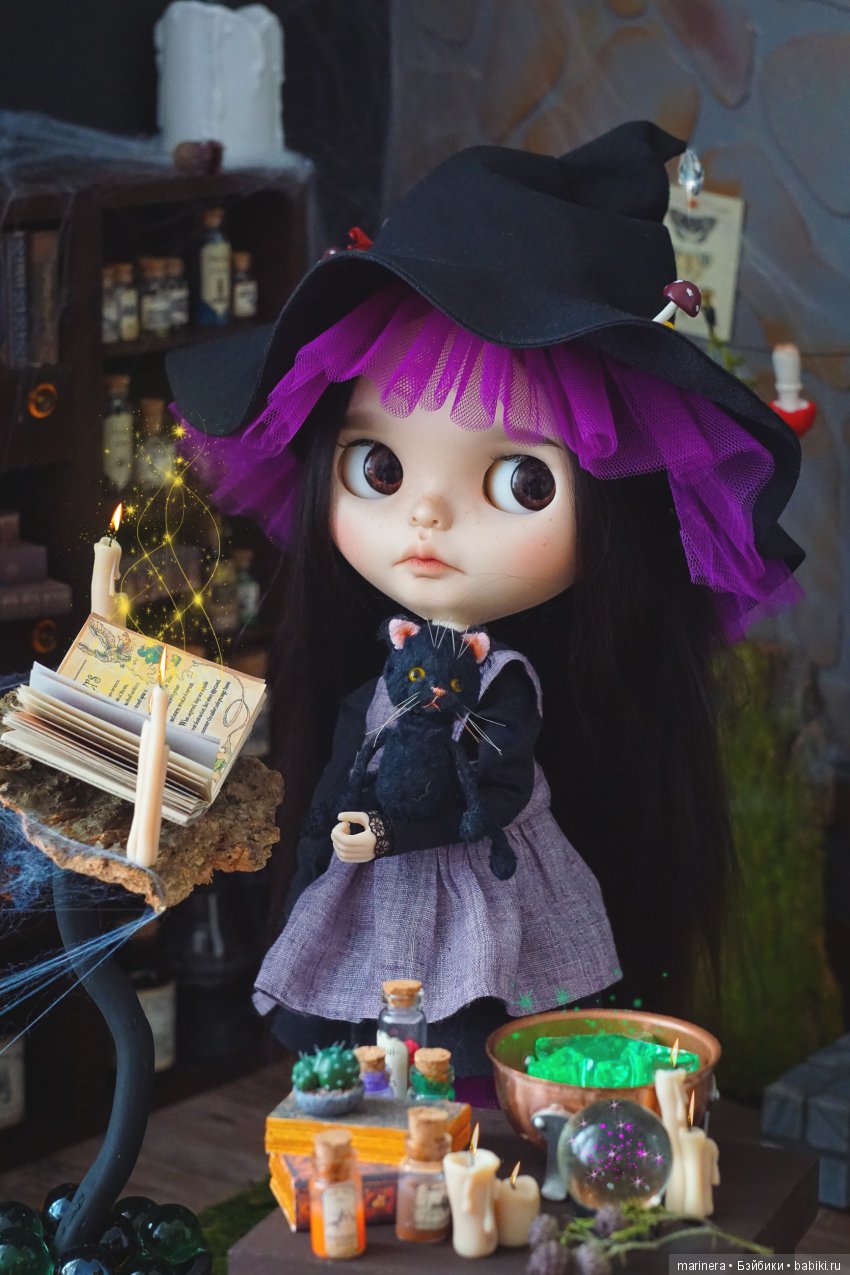 Про ведьмочку — Куклы Blythe (Блайз) ООАК: кастом