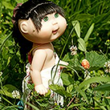 Капустка на даче, милая Маргаритка