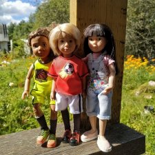 Мои крузелинги играют в футбол