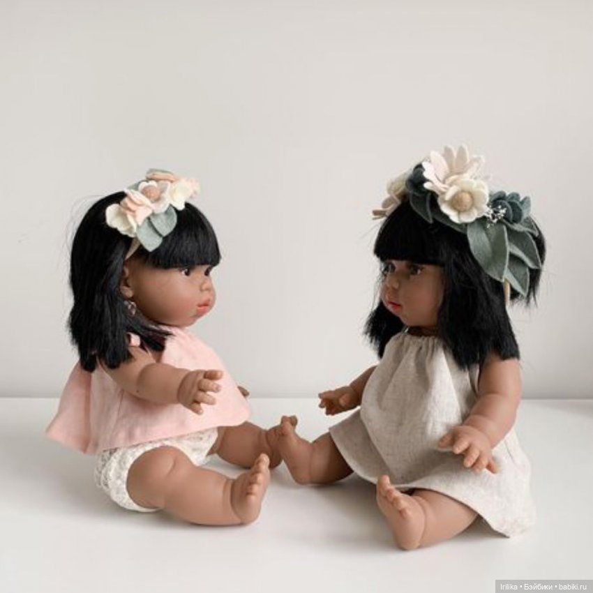 Minikane Gordis от фабрики Paola Reina и моя азиатка от Minikane