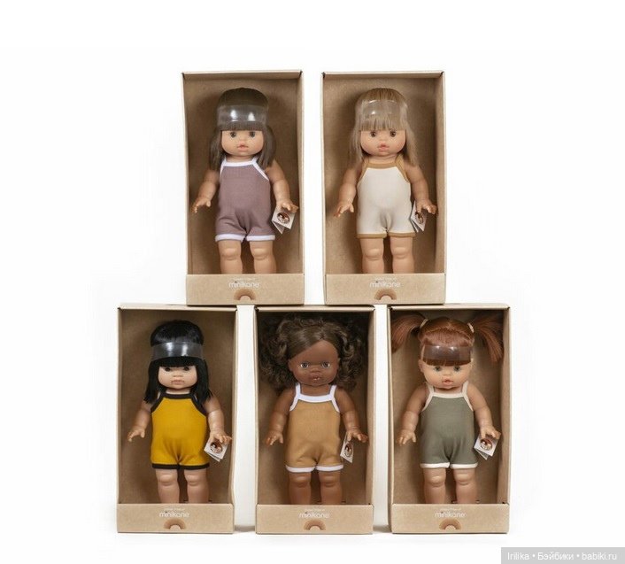 Minikane Gordis от фабрики Paola Reina и моя азиатка от Minikane