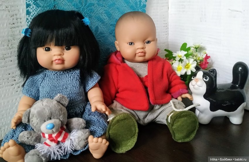 Minikane Gordis от фабрики Paola Reina и моя азиатка от Minikane