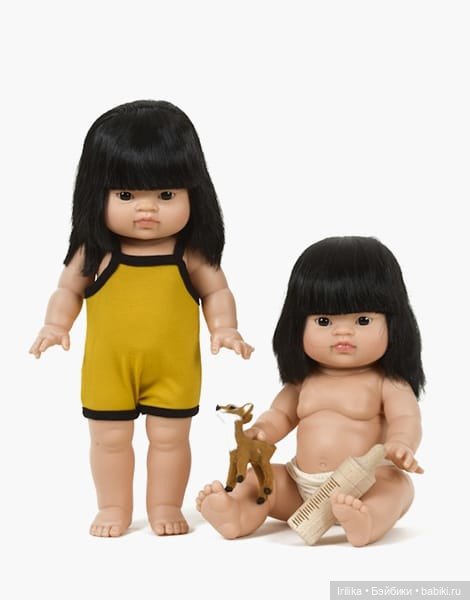 Minikane Gordis от фабрики Paola Reina и моя азиатка от Minikane