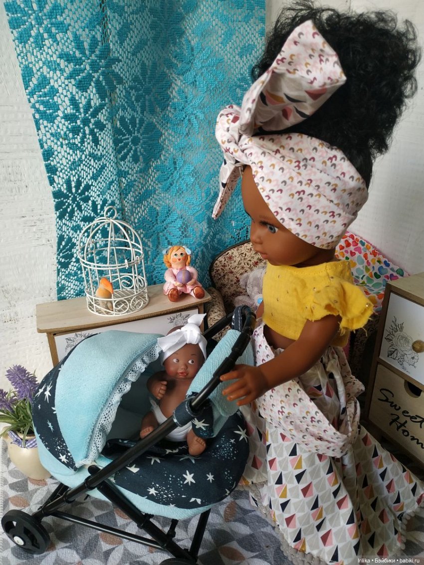 Мулатка Kisai с пупсиком из серии Марина