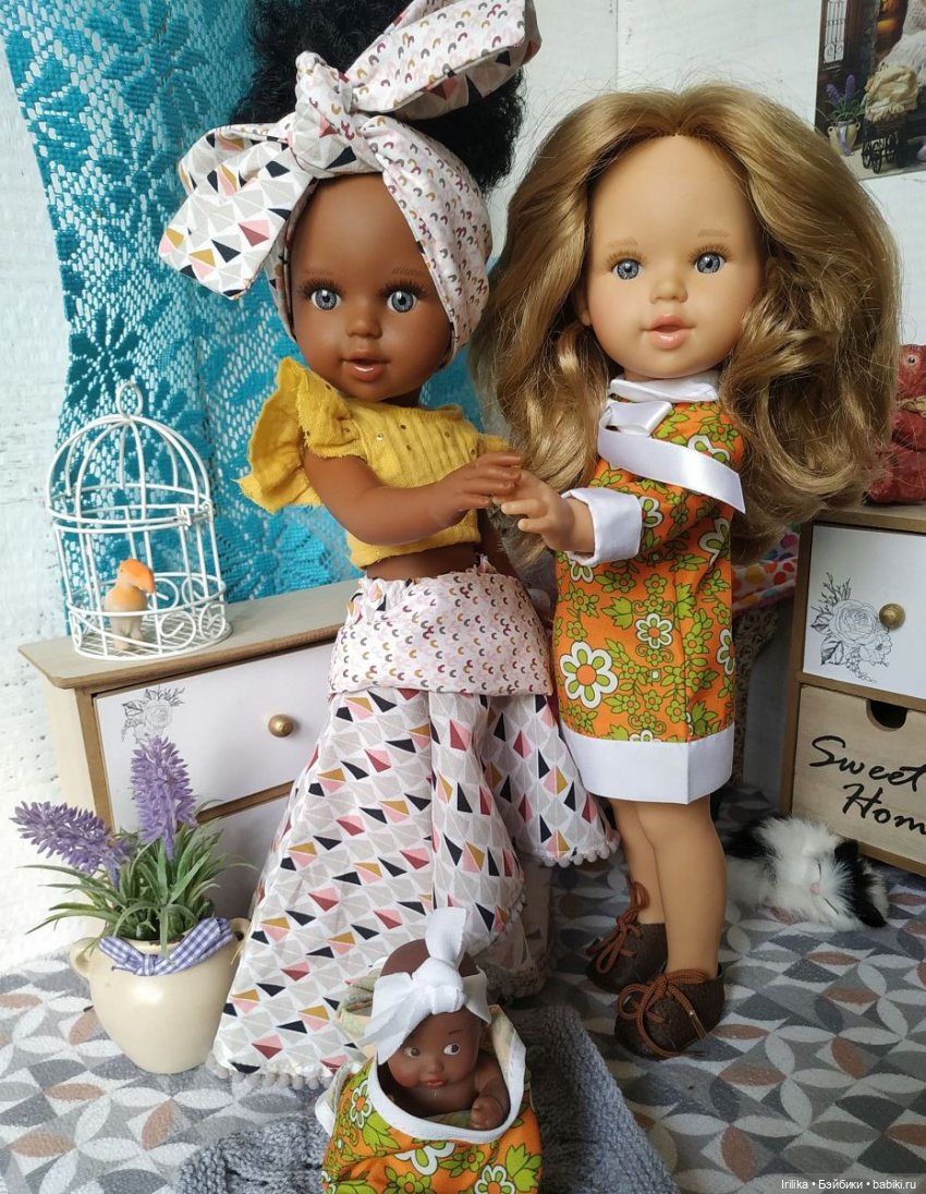 Мулатка Kisai с пупсиком из серии Марина (фото 2)