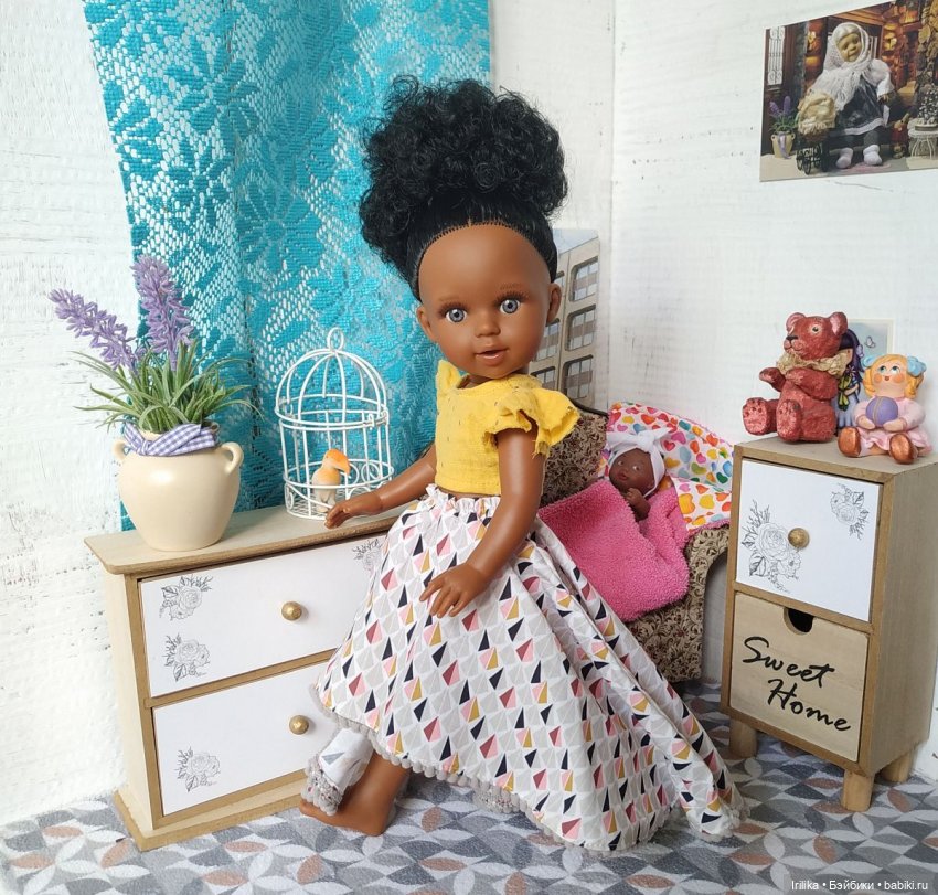 Мулатка Kisai с пупсиком из серии Марина