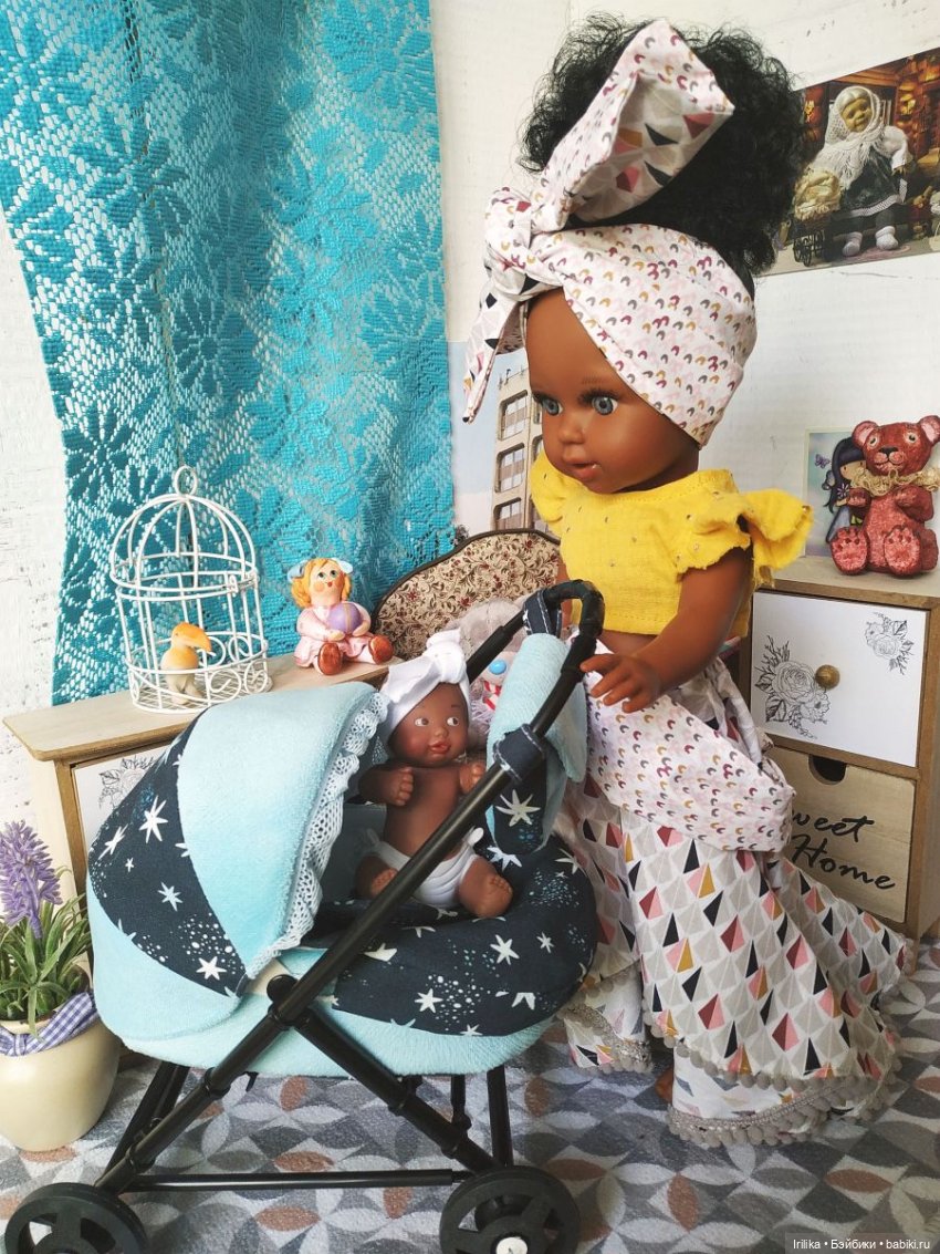 Мулатка Kisai с пупсиком из серии Марина