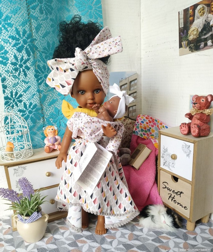 Мулатка Kisai с пупсиком из серии Марина