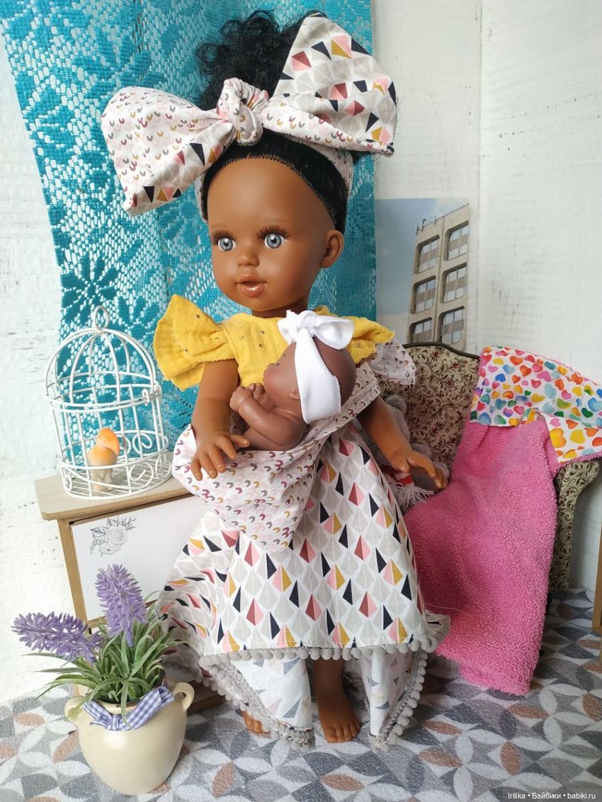 Мулатка Kisai с пупсиком из серии Марина