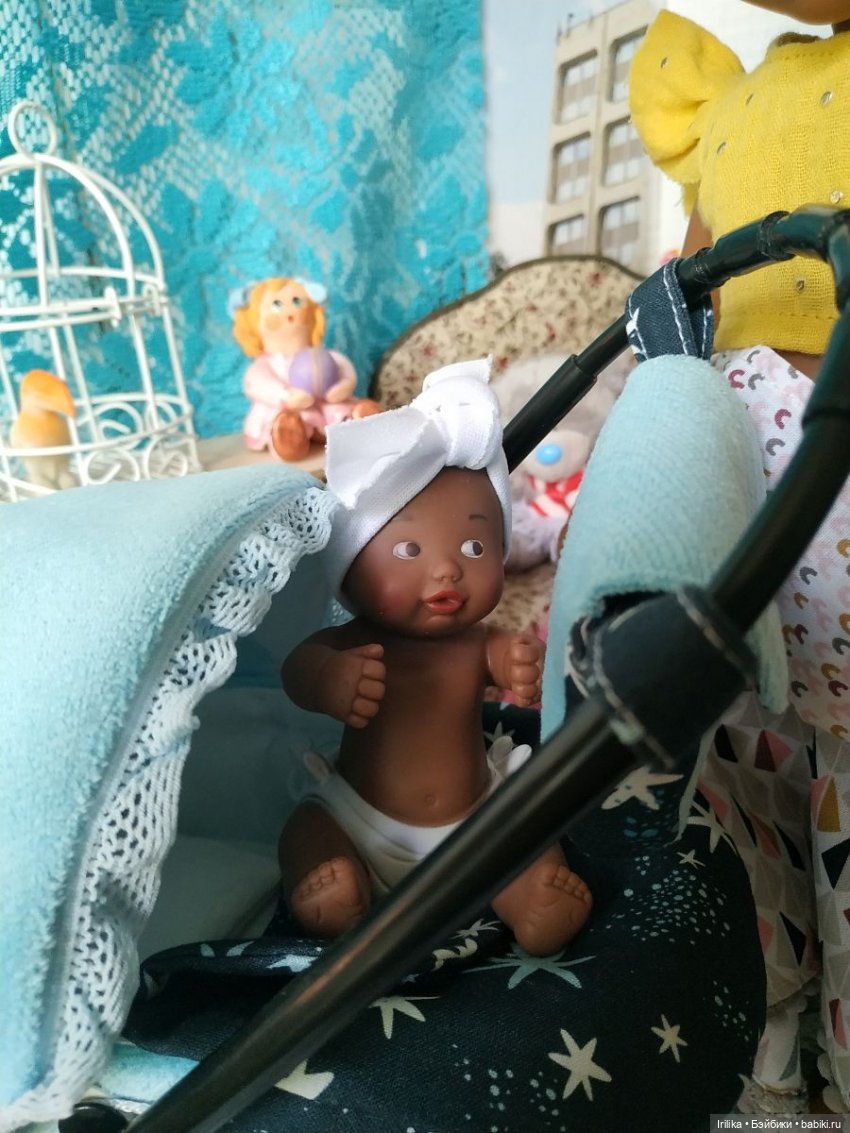 Мулатка Kisai с пупсиком из серии Марина