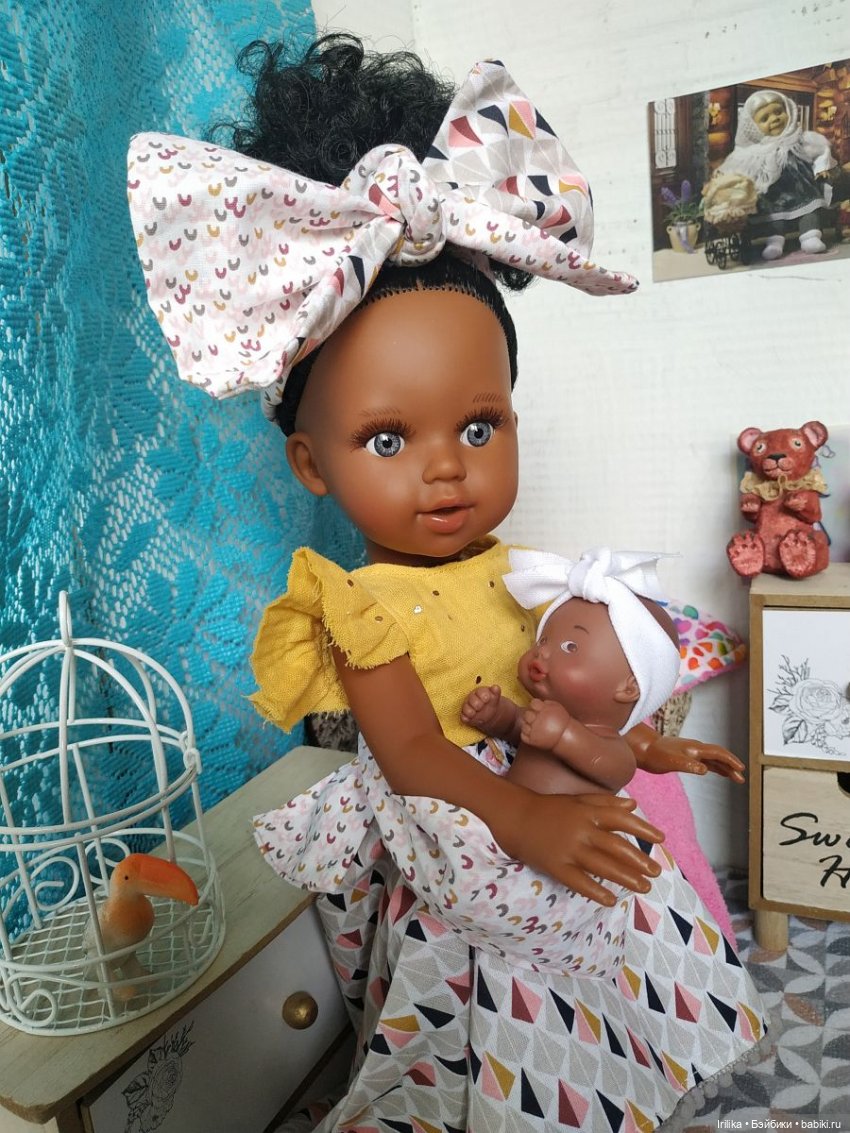 Мулатка Kisai с пупсиком из серии Марина