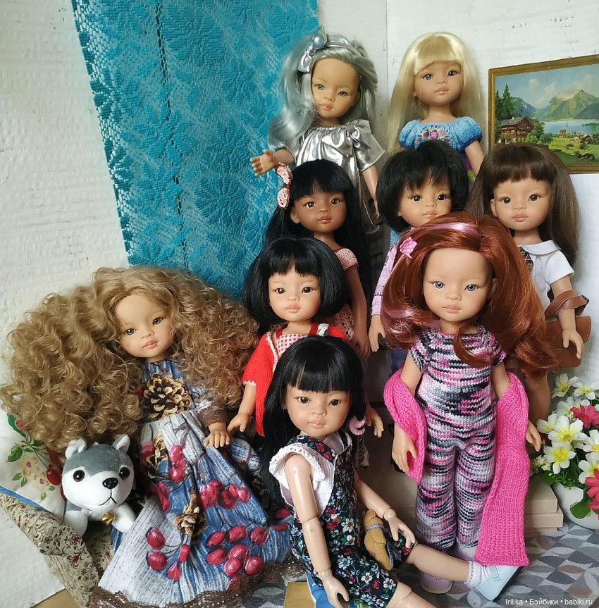 Лиу с голубыми волосами — Куклы Paola Reina (Паола Рейна): новинки