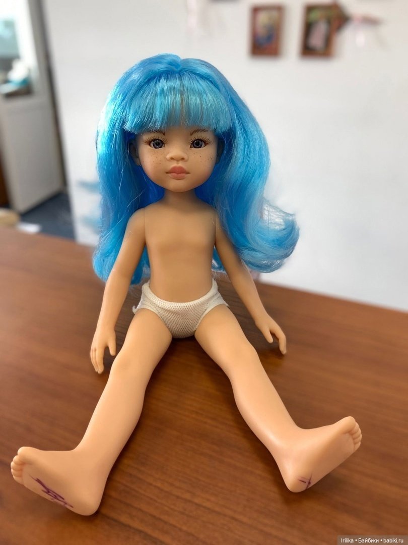 Лиу с голубыми волосами — Куклы Paola Reina (Паола Рейна): новинки