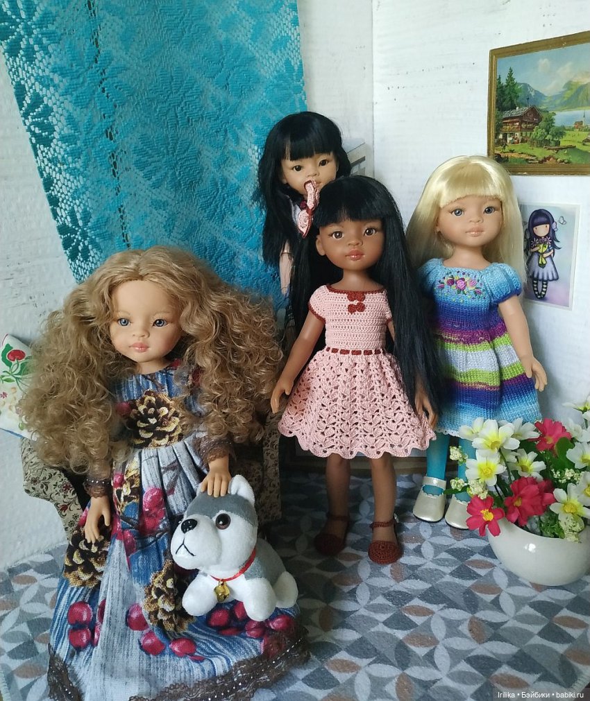 Лиу с голубыми волосами — Куклы Paola Reina (Паола Рейна): новинки (фото 8)