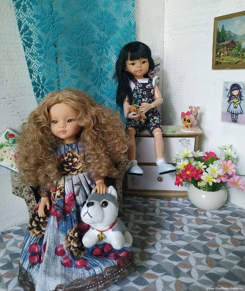 Лиу с голубыми волосами — Куклы Paola Reina (Паола Рейна): новинки (фото 4)