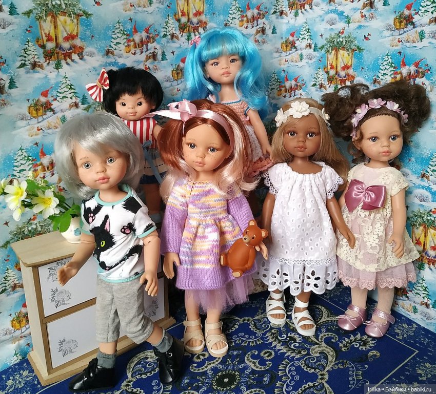 Мои куклы от Paola Reina, купленные в этом году