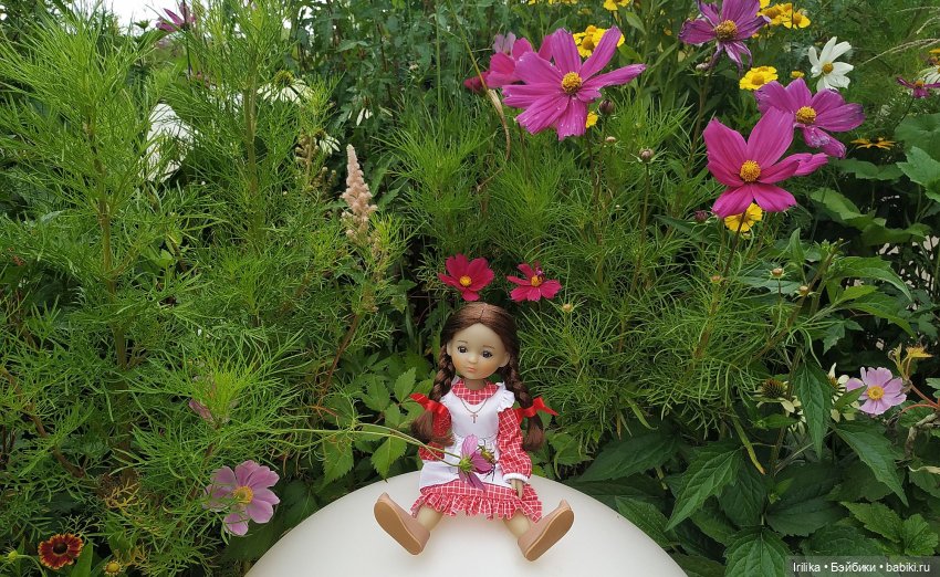 Жанетт гуляет среди цветов (фото 8)