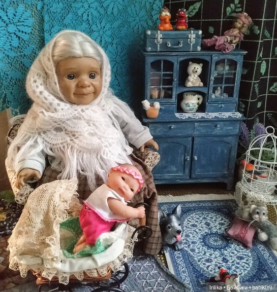 Баба Рая в спаленке | Бэйбики Баба Рая в спаленке — Характерные испанские куклы: пупсы с мимикой (фото 2)