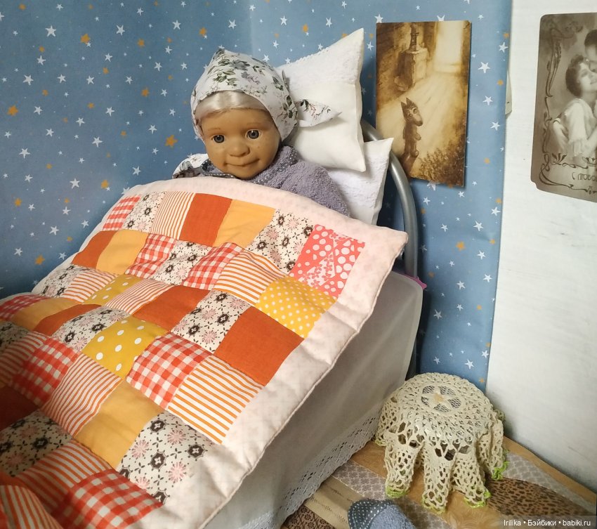 Баба Рая в спаленке | Бэйбики Баба Рая в спаленке — Характерные испанские куклы: пупсы с мимикой (фото 9)