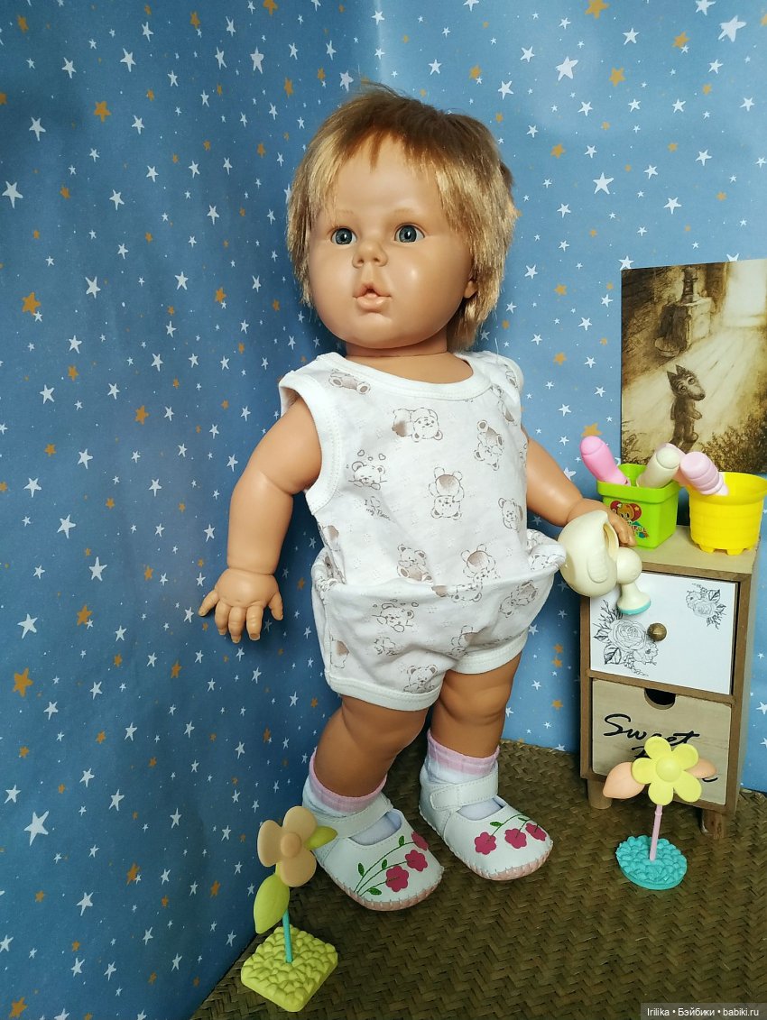 Купила винтажную испанскую куклу