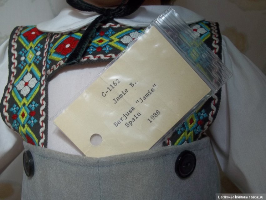 Купила винтажную испанскую куклу