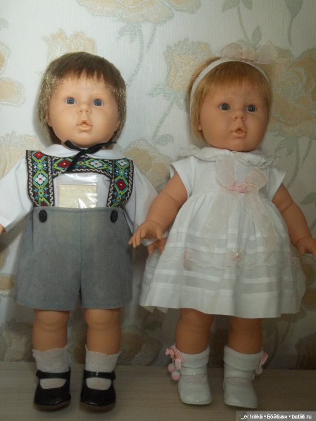 Купила винтажную испанскую куклу