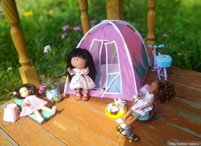 Муля на даче с друзьями — Куклы Nines d'Onil (Нинес): Миа (Mia) (фото 9)