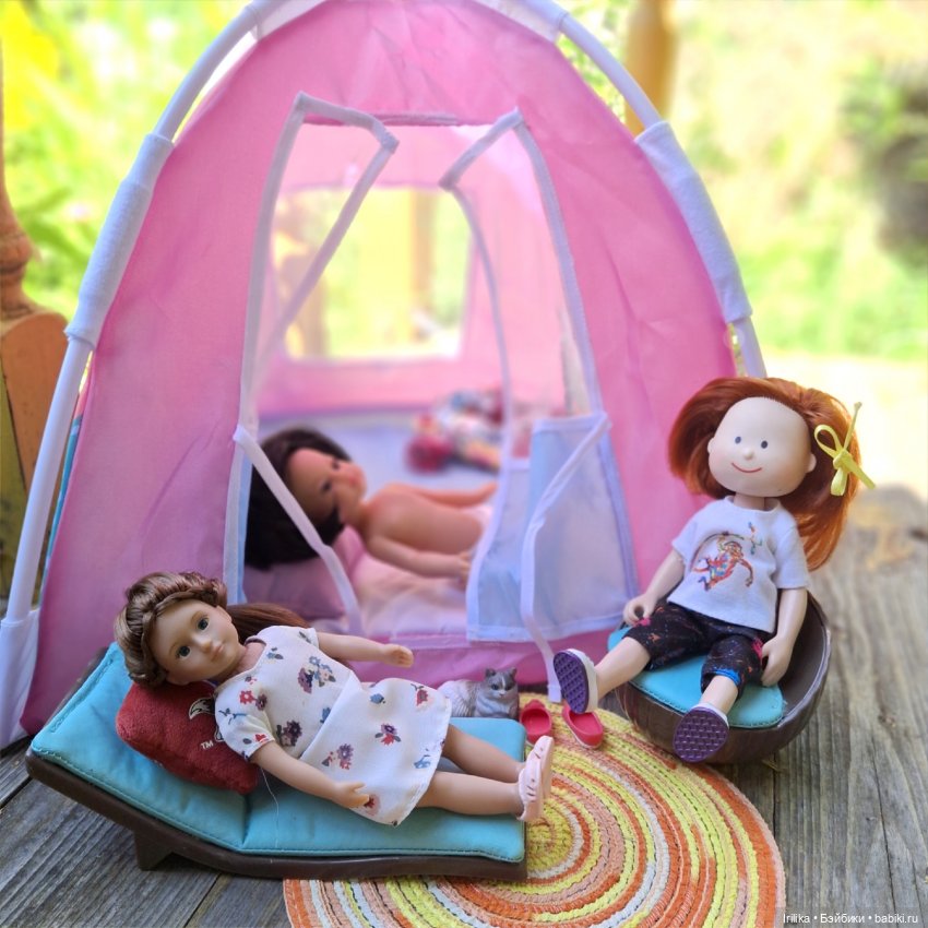 Моя разная кукольная мелочь на даче