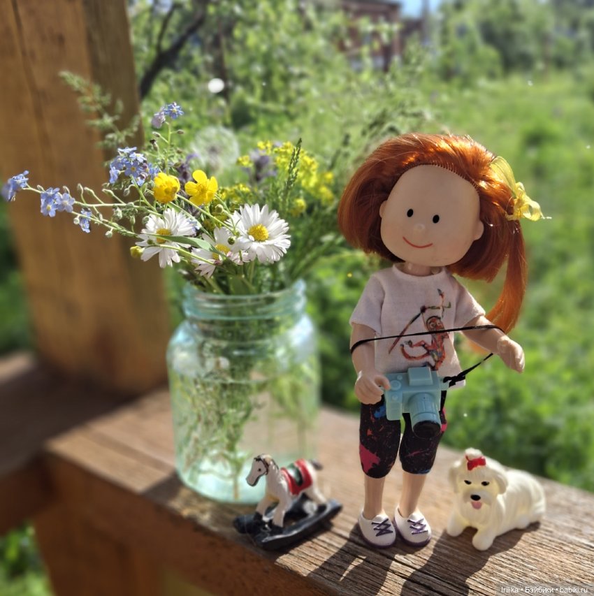 Моя разная кукольная мелочь на даче