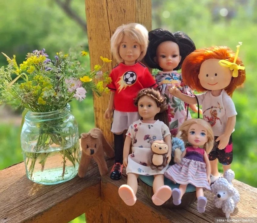 Моя разная кукольная мелочь на даче