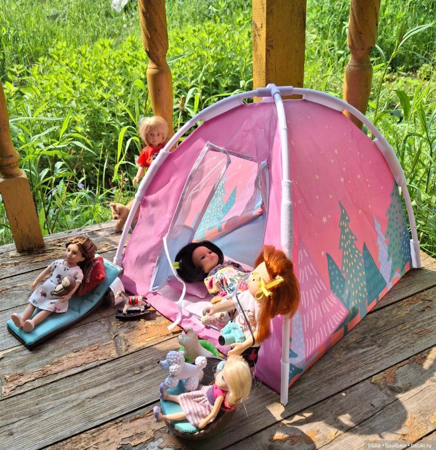 Моя разная кукольная мелочь на даче