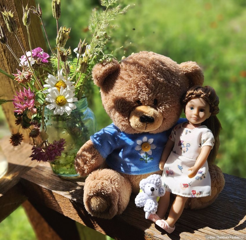 Моя разная кукольная мелочь на даче