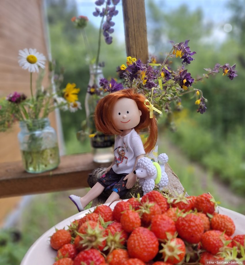 Моя разная кукольная мелочь на даче
