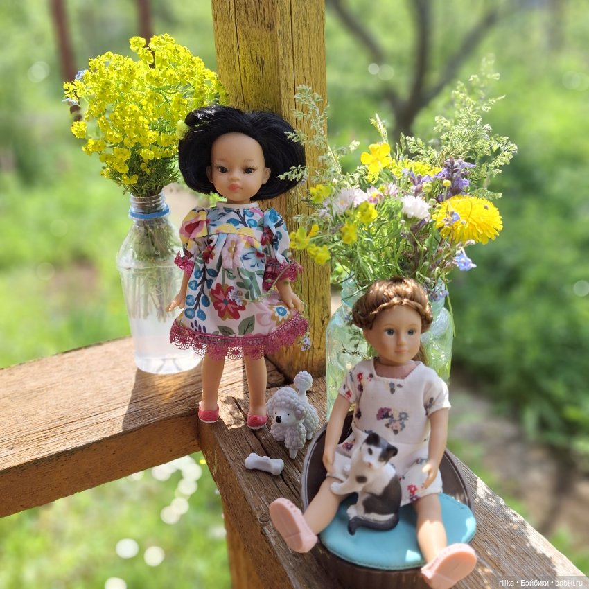 Моя разная кукольная мелочь на даче