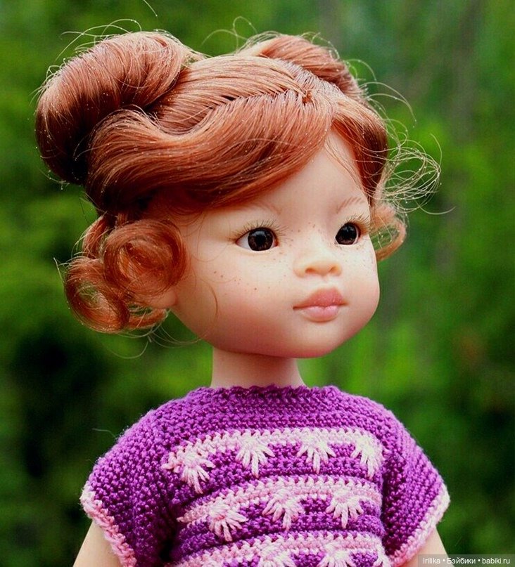Новая Маника с буклями | Бэйбики Новая Маника с буклями — Куклы Paola Reina (Паола Рейна): новинки (фото 3)