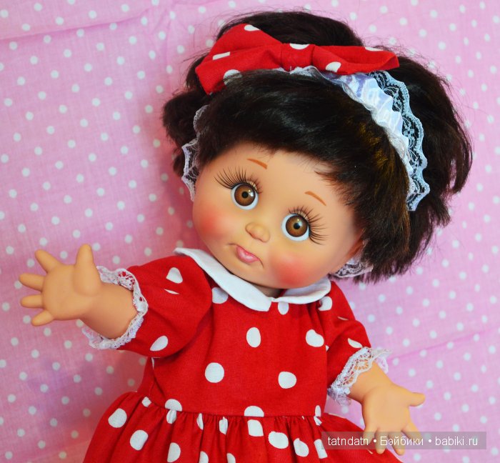 И снова брюнетка — Куклы Galoob Baby Face (Фейсинки): винтаж 90 (фото 5)