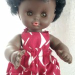 Редкий Винтажный чернокожий малыш