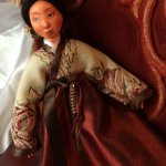 Тиен Ханьюл, авторская кукла в ханбоке