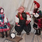 Авторские куклы. Вечера на хуторе близ Диканьки